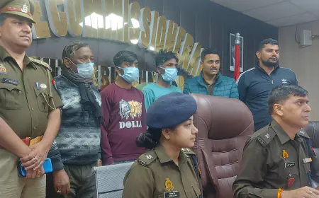 Noida News : गैंगस्टर एक्ट के मामले में वांछित चल रहे पारदी गिरोह के 25-25 हजार के  ईनामी तीन बदमाश गिरफ्तार