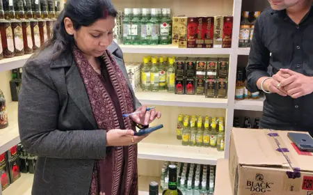 Noida News : प्रिंट रेट से ज्यादा पैसे लेकर मदिरा बेचने वालों के खिलाफ आबकारी विभाग ने चलाया विशेष अभियान