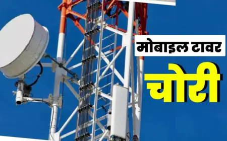 Noida News : विभिन्न जगहों पर लगे मोबाइल फोन के तीन टावरों से कीमती उपकरण चोरी