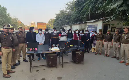 Noida News : एनसीआर में ’हॉलिडे टूर पैकेज’ का कर्मचारी बनकर देश भर में ठगी करने वाले युवक-युवतियां समेत 32 गिरफ्तार