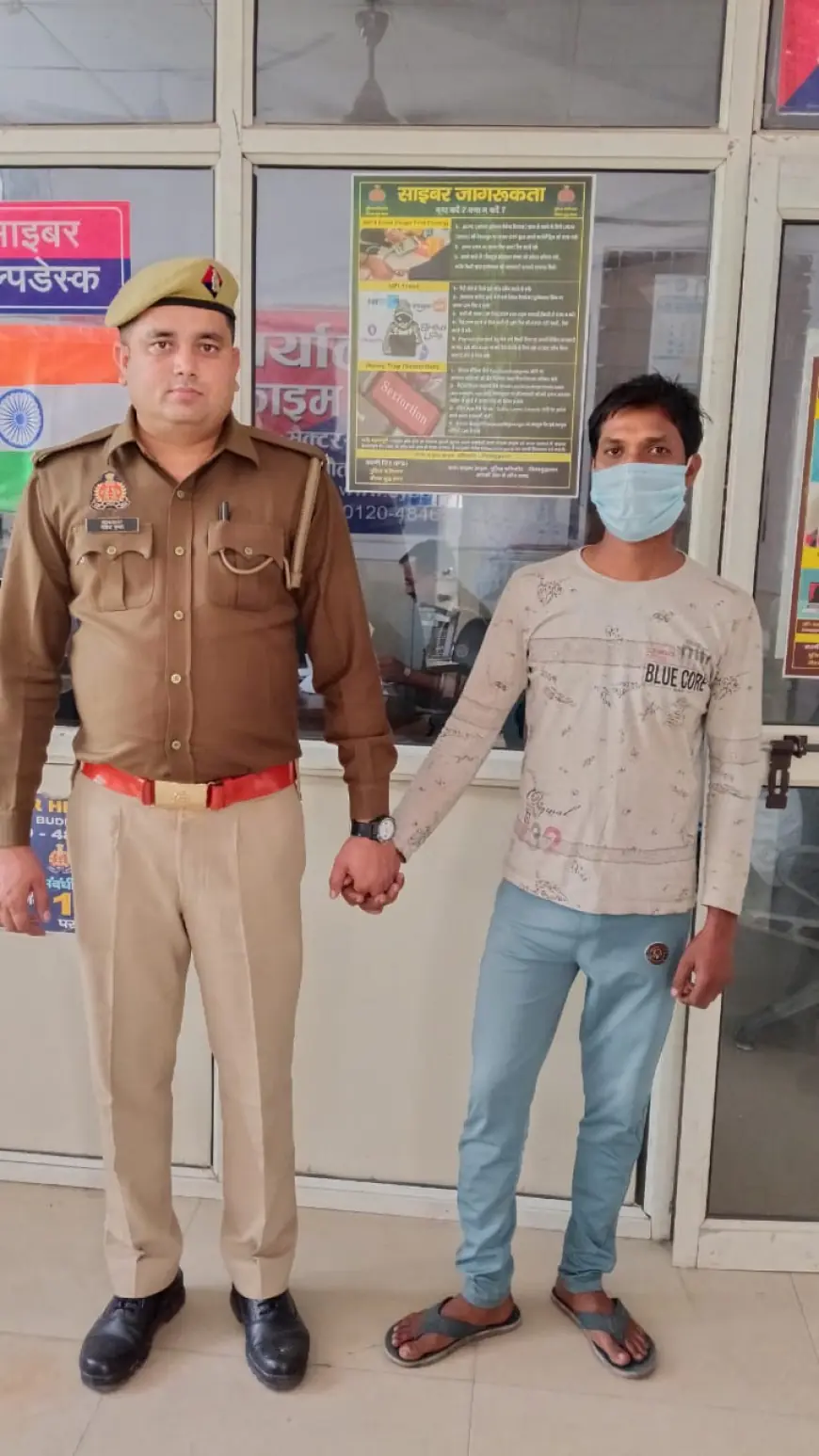 Noida News : पुलिस ने 25-25 हजार के दो इनामी बदमाशों को किया गिरफ्तार