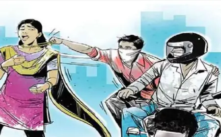 Noida News : बाइक सवार बदमाशों ने महिला व युवक से झपटी सोने की चेन