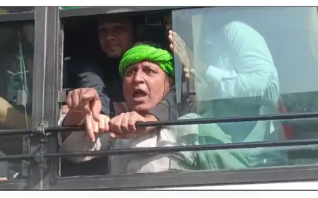 Noida News : विभिन्न मांगों को लेकर धरना दे रहे 160 से ज्यादा किसान गिरफ्तार