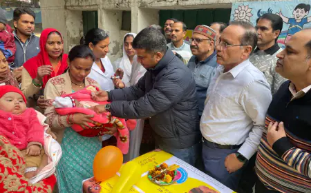 Noida News : नोएडा में 16 दिसंबर तक चलेगा पल्स पोलियो अभियान, डीएम ने किया शुभारंभ