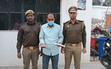 Noida News : मुख्यमंत्री के खिलाफ भड़काऊ टिप्पणी करने का आरोपी गिरफ्तार