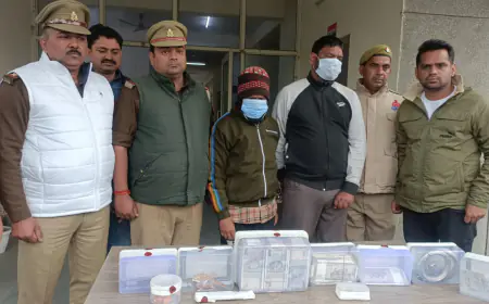 Noida News : दो शातिर बदमाश हुए गिरफ्तार जो करते थे रेकी करके घरों में चोरी