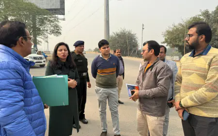 Greater Noida  News : ग्रेनो वेस्ट में नहीं होगा ट्रैफिक जाम, गौड़ सिटी वन व टू के सामने बनेगा यूटर्न