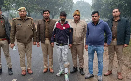 Greater Noida News : शातिर बदमाश पुलिस की गोली से हुआ लंगड़ा, दूसरा फरार