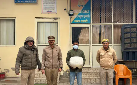 Noida News : 6 शातिर बदमाश गिरफ्तार, 10 किलो गांजा, शराब व देशी तमंचा बरामद