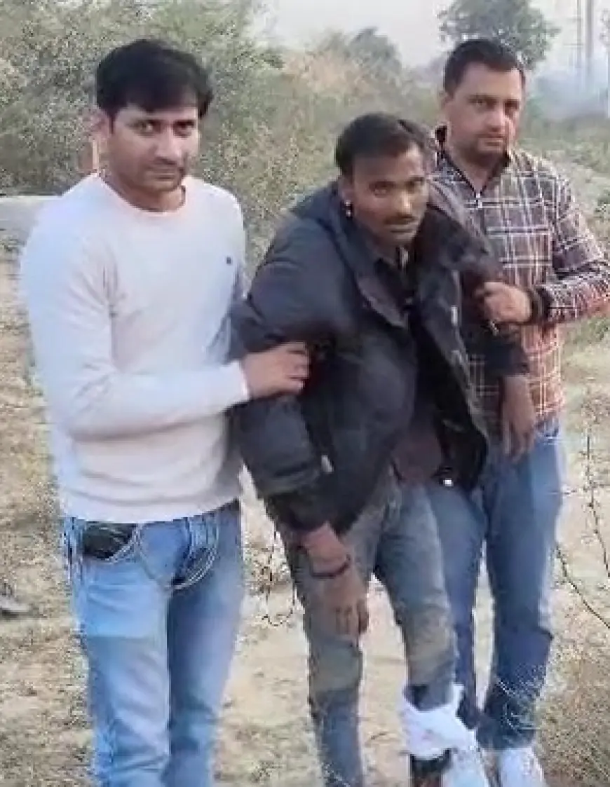 Greater Noida News : पुलिस मुठभेड़ के दौरान शातिर बदमाश गिरफ्तार, पैर में लगी गोली