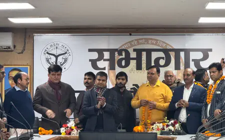 Greater Noida News : जनपद दीवानी एवं फौजदारी बार एसोसिएशन के नवनिर्वाचित पदाधिकारियों का किया स्वागत