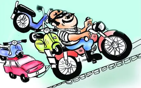 Noida News : सर्दी के मौसम में चोरों ने चुराई कार व मोटरसाइकिल समेत 10 वाहन 