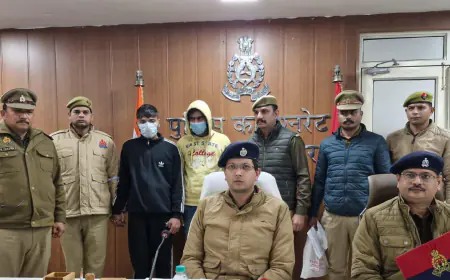 Greater Noida News : अन्तर्राज्यीय चोर गिरोह के दो शातिर बदमाश गिरफ्तार, पुलिस टीम को मिलेगा 25 हजार का इनाम