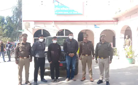 Noida News : एनसीआर में जूम एप पर कार बुक कर गायब होने वाले शातिर गिरोह के 3 बदमाश थार समेत गिरफ्तार