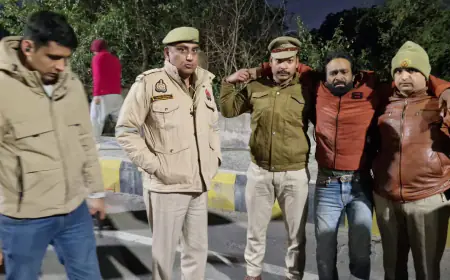 Noida News : दिल्ली एनसीआर में मोटरसाइकिल चोरी कर कबाड़ी को बेचने वाला शातिर चोर मुठभेड़ में घायल, 3  गिरफ्तार