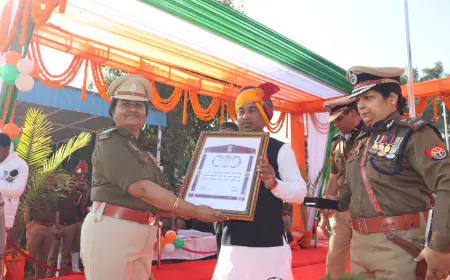 Noida News : गणतन्त्र दिवस पर पुलिस कमिश्नरेट गौतमबुद्धनगर में तैनात पुलिसकर्मी पदक व प्रशस्ति पत्र से सम्मानित