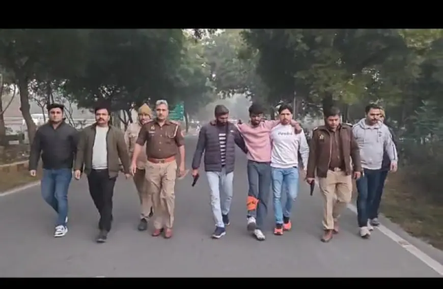 Noida News : पुलिस व शातिर लुटेरे के बीच हुई मुठभेड़, एक घायल