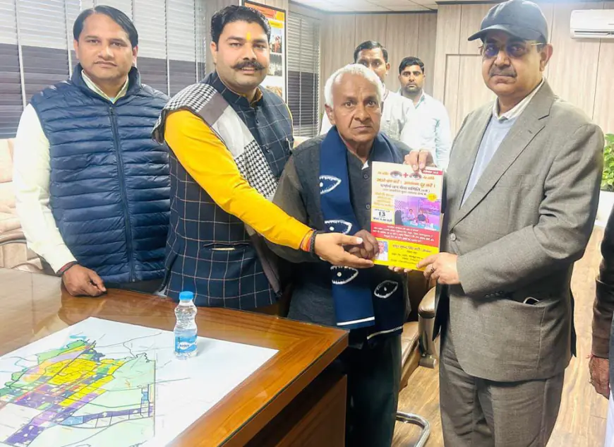 Greater Noida News : दरियाव सिंह नागर के पैतृक गांव में लाइब्रेरी व खेलकूद का मैदान बनाने की मांग, यीडा सीईओ को सौंपा ज्ञापन