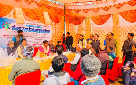 Greater Noida News : जेवर विधायक ने जन संवाद कार्यक्रम में जनता से पूछा, योगी राज में कोई गुंडा व बदमाश परेशान तो नहीं करता