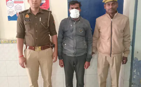 Greater Noida News : दहेज हत्या के मामले में वांछित पति गिरफ्तार