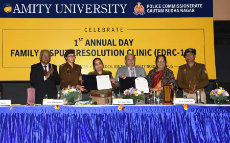 Noida News : एमिटी के साथ ’आपरेशन अपराजिता’ काउंसलिंग सेंटर का संचालन करेगी पुलिस