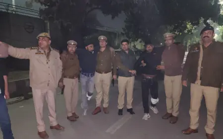 Noida News :एनसीआर व उत्तराखंड में लूटपाट व घरों में चोरी करने वाले 3 शातिर मुठभेड़ में गिरफ्तार