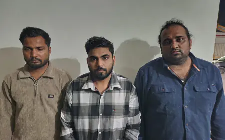 Noida News : डिजिटल अरेस्ट, गेमिंग और ट्रेडिंग एप के जरिए ठगी करने वाले तीन साइबर अपराधी गिरफ्तार
