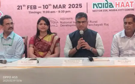 Noida News : नोएडा में 21 फरवरी से शुरू होगा सरस आजीविका मेला, लखपति दीदियां बनेंगी मेहमान