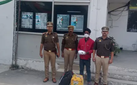 Noida News : नशीले पदार्थ संग तस्कर गिरफ्तार