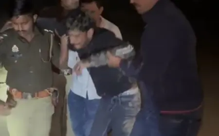 Greater Noida News : बैंक कर्मी की हत्या में शामिल शूटर मुठभेड़ के दौरान गिरफ्तार, 15 लाख रुपए में दी गई थी सुपारी