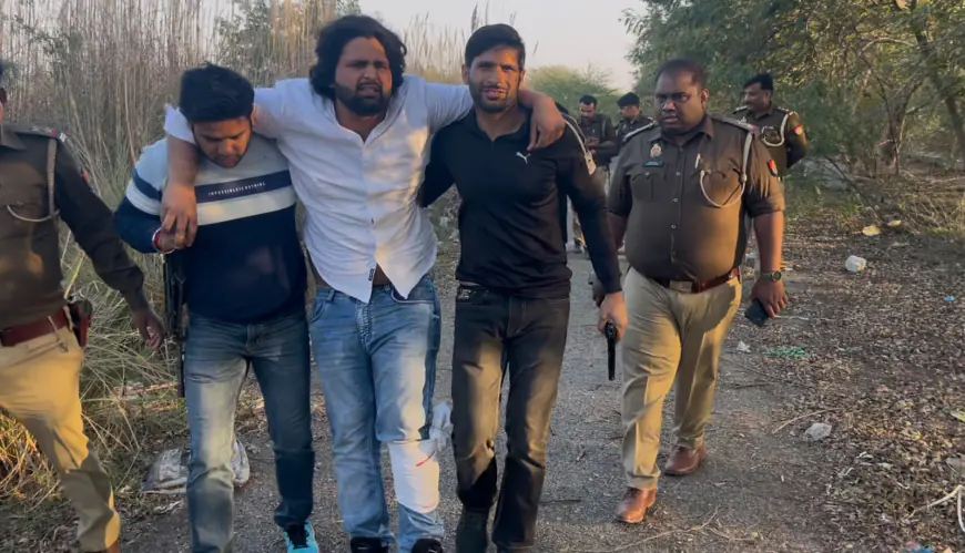 Greater Noida News : जेल से छूटकर घर जा रहे व्यक्ति पर जानलेवा हमला करने वाले तीन बदमाश मुठभेड़ में गिरफ्तार, दो घायल 