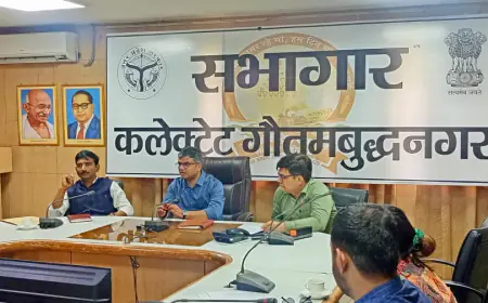 Noida News : डीएम ने सीएम डैशबोर्ड एवं आईजीआरएस पोर्टल पर खराब रैंकिंग वाले अधिकारियों को दी चेतावनी