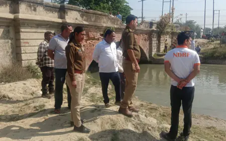 Noida News  : मां की डांट से नाराज छात्रा ने गंग नहर में लगाई छलांग, एनडीआरफ की टीमें तलाश में जुटी