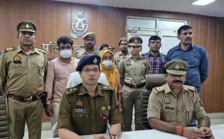 Greater Noida News : चार बच्चों की मां ने प्रेमी से औलाद का सुख न मिलने पर पड़ोसन की चुरा ली बच्ची, दो गिरफ्तार