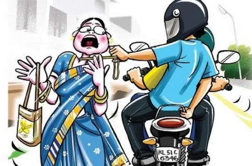 Noida News : बाइक सवार बदमाशों ने महिला के गले से लूटी सोने की चेन
