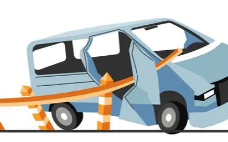 Greater Noida News : छात्रों से भरी वैन पलटी, पांच घायल