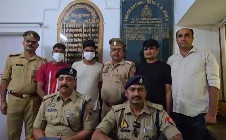 Greater Noida News :   स्क्रेप व्यापारी के घर में चोरी करने वाले दो गिरफ्तार