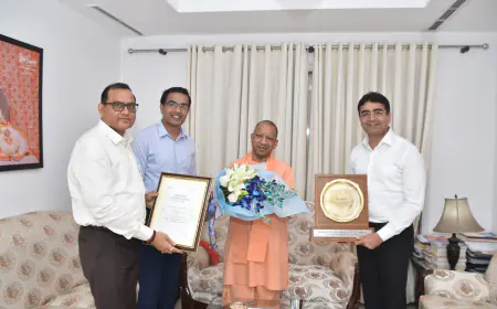 Noida News :  उत्तर प्रदेश के मुख्यमंत्री योगी आदित्यनाथ ने प्राधिकरण टीम को दी बधाई