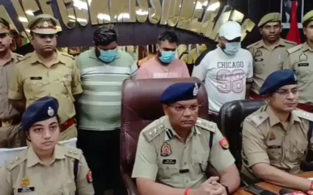 Noida News  : सोशल मीडिया पर रील देखकर एटीएम से नकदी चुराने वाले 3 शातिर गिरफ्तार