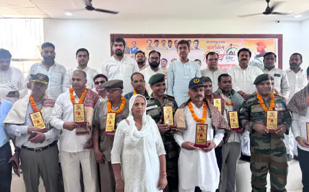 Noida News : ग्रेटर नोएडा में कारगिल विजय दिवस पर भाजपा ने सैनिकों को किया सम्मानित