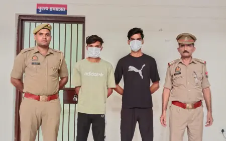 Noida News : युवती को आत्महत्या के लिए प्रेरित करने वाले प्रेमी सहित दो गिरफ्तार