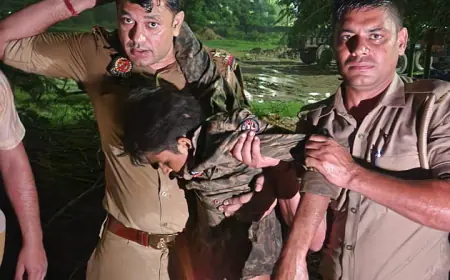 Noida News : मीडिया कर्मी के ऊपर जानलेवा हमला करने का आरोपी मुठभेड़ के दौरान गिरफ्तार, पैर में लगी गोली