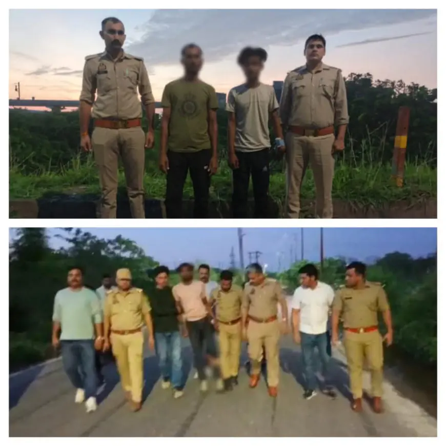 Noida News : निर्माणाधीन कंस्ट्रक्शन साइट से चोरी करने वाले तीन बदमाश मुठभेड़ मे गिरफ्तार, एक के पैर में लगी गोली