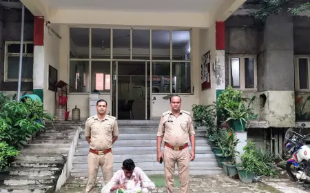 Noida News : आबकारी विभाग ने अवैध रूप से मदिरा बेचने वाले दो लोगों को पकड़ा