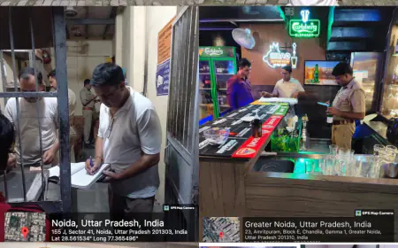 Noida News :  विभिन्न जगहों पर अवैध रूप से शराब बेच रहे दो लोगों को आबकारी विभाग ने पकड़ा