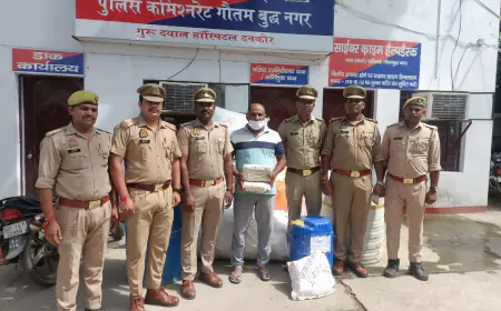 Greater Noida News : नकली शराब बनाने वाली फैक्ट्री का भंडाफोड़ ,एक गिरफ्तार