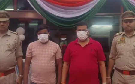 Noida News : सीवरेज टैंक में गिरकर दो श्रमिकों की मौत,आरोपी दो ठेकेदार गिरफ्तार