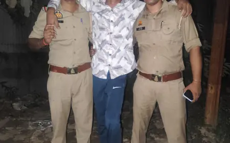 Noida News : पुलिस मुठभेड़ में शातिर लुटेरा गिरफ्तार, पैर में लगी गोली