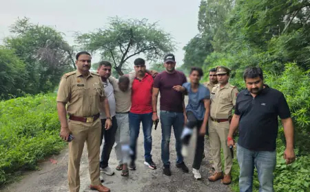 Noida News : पुलिस मुठभेड़ में दो शातिर लुटेरे गिरफ्तार, पैर में लगी गोली