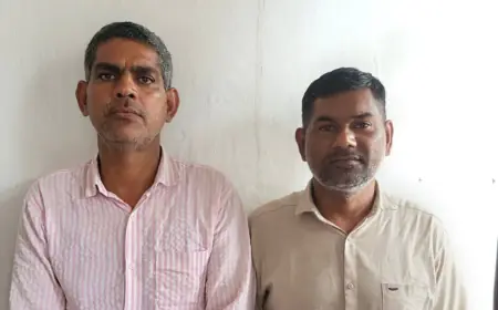 Noida News : हत्या के मामले में 16 साल से फरार चल रहे 40-40 हजार रुपए के दो इनामी बदमाशों को यूपी एसटीएफ ने किया गिरफ्तार